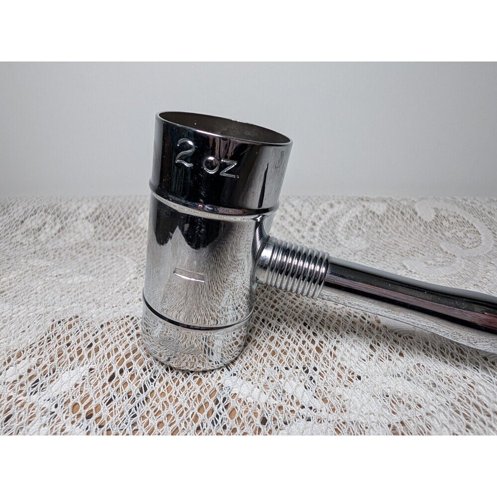 National Silver Cavalier Italy Chrome Bar Caddie 2-oz Jigger Opener Corkscrew - Picture 5 of 9